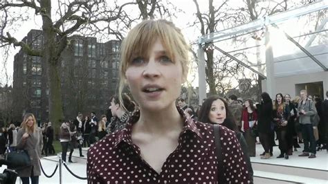 clémence poésy burberry|Clémence Poésy Interview at the Burberry Show .